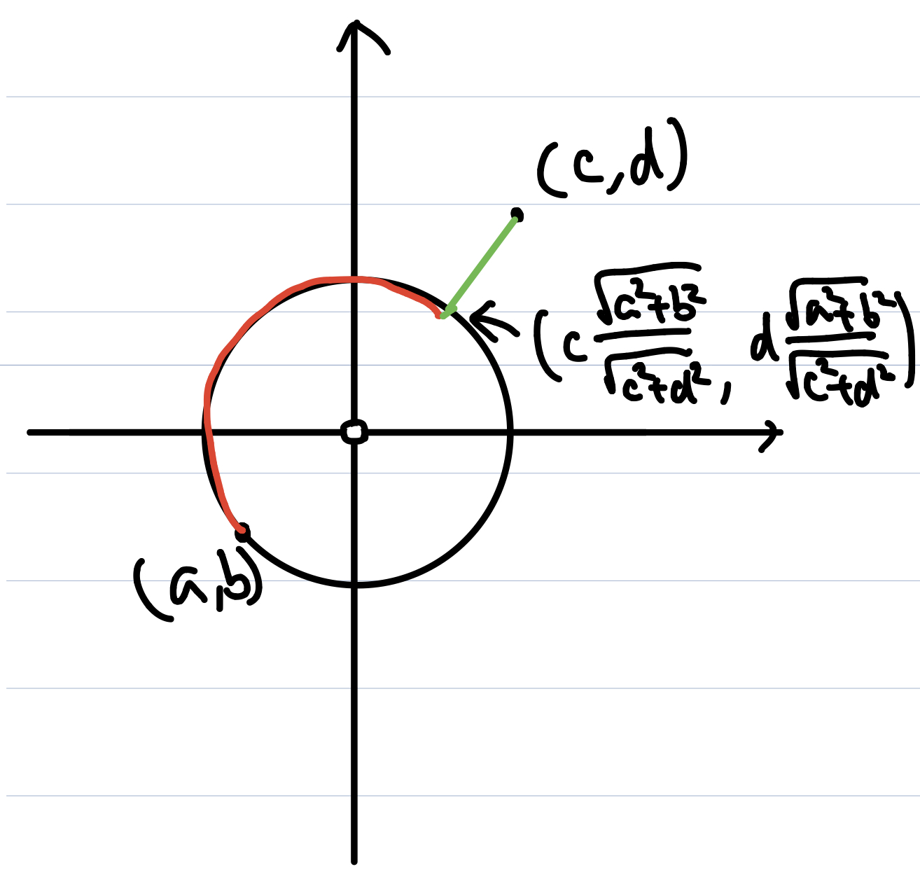 Path-connected punctured plane